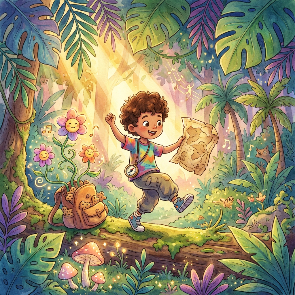 El Misterio del Bosque Brillante