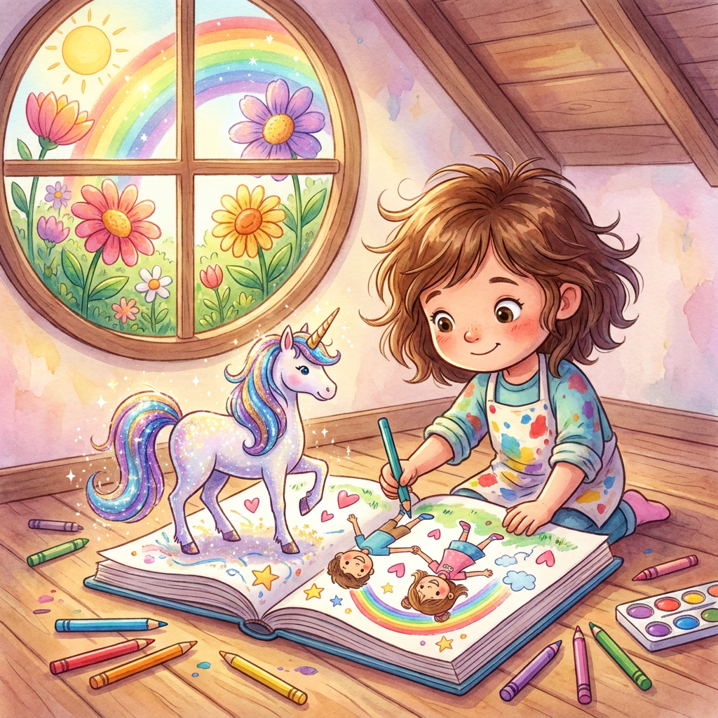 Emmas bunte Wunderreise zum Einhorn