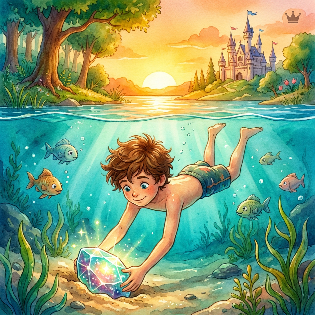 Der Schwimmer und das leuchtende Geheimnis