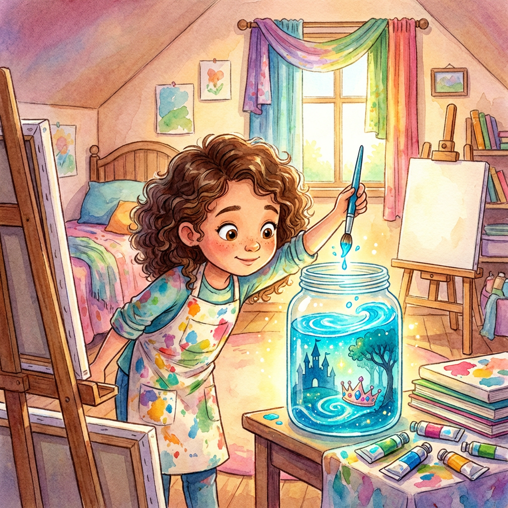 Naza and the Whispering Watercolors