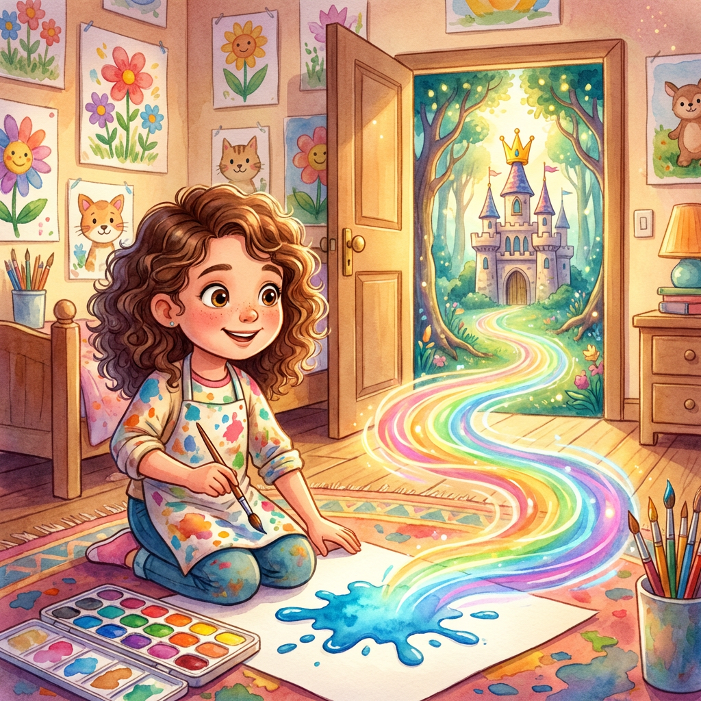 Alisa and the Whispering Watercolors